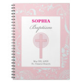 ピンクレースガールバプテスマ ノートブック (正面)