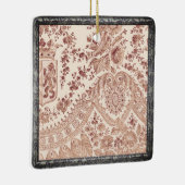 ピンクレースバラ セラミックオーナメント (右)