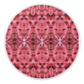 ピンクレース引き出しプル セラミックノブ (正面)