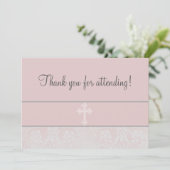 ピンクレース第1聖餐式 招待状 (スタンド正面)