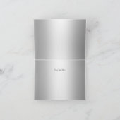 ピンクレース&クロスバプテスマサンキューカード サンキューカード (内部)