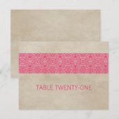 ピンクレ素朴ース表番号はがき ポストカード (正面/裏面)