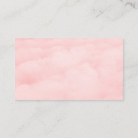 ピンクロイヤリティカード 名刺 (裏面)