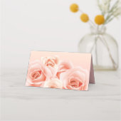 ピンクロエレガントーズテーブル座席表 プレイスカード (裏面)