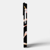 ピンクロゼバラワインボトルウォーター色イラストレーション Case-Mate iPhoneケース (裏面 / 左)