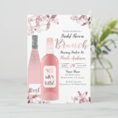 ピンクロゼワイン&オーキッドフラワーズブルンチブレックファースト 招待状 (スタンド正面)