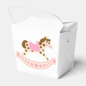 ピンクロッキングホース誕生日 フェイバーボックス (裏面サイド)