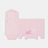 ピンクロッキングホース赤ちゃんシャワーパーティー特典ボックス フェイバーボックス (折り畳みなし)