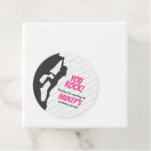 ピンクロック登山誕生日 |ロック登山 フェイバータグ (インサイチュ)