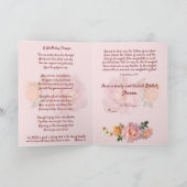 ピンクロパーソナライズされたーゼスクリスチャンシスター誕生日 シーズンカード (内部)