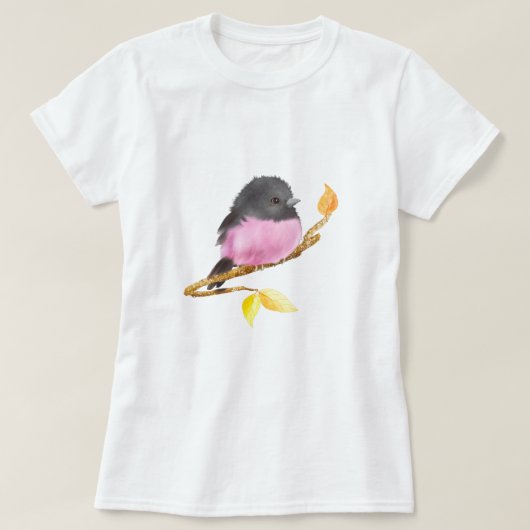 ピンクロビンTシャツ Tシャツ (デザイン正面)