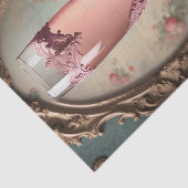 ピンクロフランスのコシャンパングラスデクページ紙 薄葉紙 (詳細)