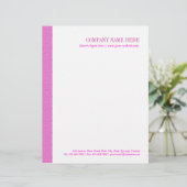 ピンクロリポップパターン レターヘッド (スタンド正面)