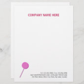 ピンクロリポップ レターヘッド (正面/裏面)