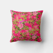 ピンクローズお尻、ピンクワイルドバラお尻 クッション (裏面)