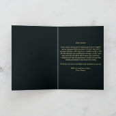 ピンクローズと金ゴールドフィリーグリー第21回誕生日 カード (内部)