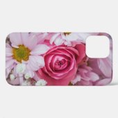 ピンクローズのクローズアップ写真 Case-Mate iPhoneケース (裏面 (横))