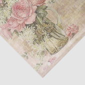 ピンクローズアンドホワイトドヴオンタン動揺して 薄葉紙 (詳細)