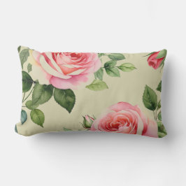 ピンクローズアンドローズブド アウトドアクッション