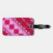 ピンクローズイカット2 ラゲッジタグ (裏面横)
