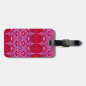 ピンクローズイカット6 ラゲッジタグ (裏面横)