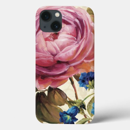 ピンクローズインフル開花 Case-Mate iPhoneケース (裏面)
