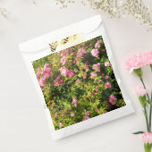 ピンクローズイン開花 フェイバーバッグ (封をした状態)