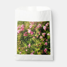 ピンクローズイン開花 フェイバーバッグ