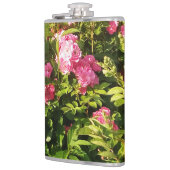 ピンクローズイン開花 フラスク (左)