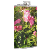 ピンクローズイン開花 フラスク (右)