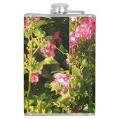 ピンクローズイン開花 フラスク (裏面)