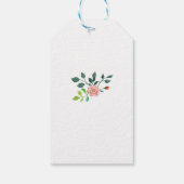 ピンクローズウェディングお願いタグ ギフトタグ (裏面)