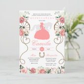 ピンクローズウエスタンマリアチチャロキンセアニラ 招待状 (スタンド正面)