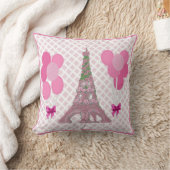 ピンクローズエッフェルタワーバラトピアリーバルーン クッション (ブランケット)