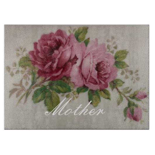 ピンクローズエレガンスカットボード カッティングボード (正面)