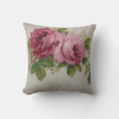 ピンクローズエレガンス クッション (正面)