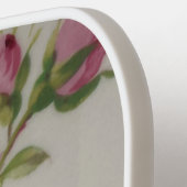 ピンクローズエレガンス ピックルボールラケット (左詳細)