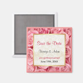 ピンクローズエレガンス マグネット (正面/裏面)