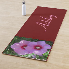 ピンクローズオブシャロンフローラ ヨガマット