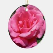 ピンクローズオーナメント セラミックオーナメント (左)