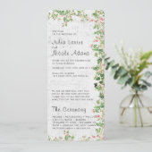 ピンクローズオールドウォールヴィンテージスタイルジャーナル結婚ズ プログラム (スタンド正面)