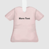 ピンクローズカスタムナーススクラブオーナメント オーナメント (裏面)