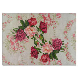 ピンクローズガラスのカッティングボード カッティングボード