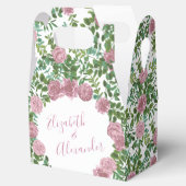 ピンクローズガーデン春の結婚式 フェイバーボックス (オープン)