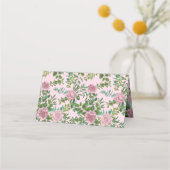 ピンクローズガーデン春の結婚式 プレイスカード (裏面)