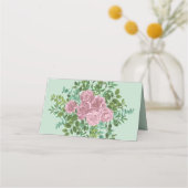 ピンクローズガーデン春の結婚式 プレイスカード (裏面)
