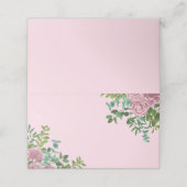 ピンクローズガーデン春の結婚式 プレイスカード (外部開封)