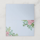 ピンクローズガーデン春の結婚式 プレイスカード (外部開封)