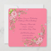 ピンクローズガールズ写真第3期パーティー 招待状 (裏面)