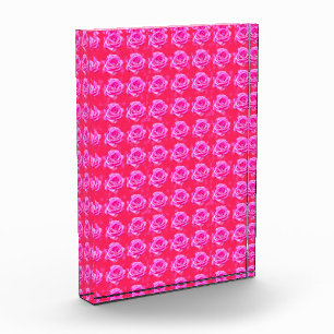ピンクローズキスパターン フォトブロック